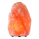 Himalayan Glow Natural Hand Crafted Naked Pink Salt Lamp,Night Light,Crystal Salt Lamp with (ETL Certified) Dimmer Switch | 3-5 LBS