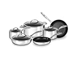Scanpan Stainless Steel HaptIQ Aluminum 10-Piece Cookware Set, 2.3