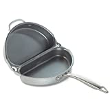 Nordic Ware Italian Frittata and Omelette Pan, 8.4 Inches, Grey