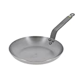 de Buyer - Mineral B Omelette Pan - Nonstick Frying Pan - Carbon and Stainless Steel - Induction-ready - 9.5'