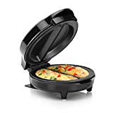 Holstein Housewares - Non-Stick Omelet & Frittata Maker, Black/Stainless Steel - Makes 2 Individual Portions Quick & Easy,HH-0937012SS