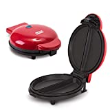 Dash 8” Express Omelette Maker: Perfect for Eggs, Frittatas, Paninis, Pizza Pockets & Other Breakfast, Lunch, and Dinner Options, 760-Watt - Red