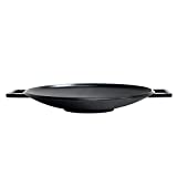 MOOSSE Premium Korean BBQ Grill Pan, Chosun Griddle, Enameled Cast Iron Grill for Induction Cooktop, Stove, Oven, No Seasoning Required, 13”