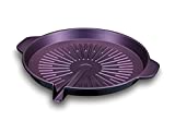 PURPLECHEF Titanium Nonstick Korean Japanese BBQ Smokeless Grill Pan For Stovetops and Portable Stoves. Made in Korea