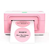 Pink Shipping Label Printer, [Upgraded 2.0] MUNBYN Label Printer Maker for Shipping Packages Labels 4x6 Thermal Printer for Home Business, Compatible with Amazon, Etsy, Ebay, Shopify, FedEx