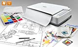 Plustek OpticPro A320L - A3 CCD Graphic Flatbed Scanner, 1600 dpi Resolution with Dual Light Design. Suitable for Graphic Design, Artwork and Artists. Support Mac, Windows, Twain and ICA