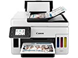 Canon GX6020 All-in-One Wireless Supertank Printer for Businesses [Print, Copy, Scan and ADF], White