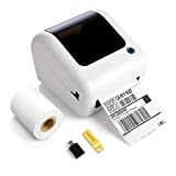 Bluetooth Thermal Shipping Label Printer - High Speed 4x6 Label Maker Machine, Support PC, Mobile, USB for MAC, Compatible with Ebay, Amazon, Shopify, Etsy, FedEx, USPS Barcode, Mailing