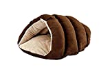 SPOT Ethical Pets Sleep Zone Cuddle Cave - 22” Chocolate - Pet Bed for Cats and Small Dogs - Attractive, Durable, Comfortable, Washable, Cuddle Cave Pet Bed, 22x17
