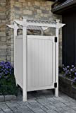 Zippity Outdoor Products ZP19009 Hampton Outdoor Shower Enclosure, 36' x 36', White
