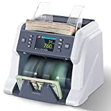 RIBAO BC-40 Mix Denomination Money Counter Machine Cash Value Bill Counting Multi Currency CIS/UV/MG/IR Counterfeit Detection
