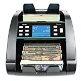 Kolibri Domino US Professional Money Counter Machine Mixed Denomination, with Counterfeit Bill Detector, Multi Currency, Receipt Printing Enabled, 3-Year Warranty