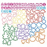 Wilton Cookie Cutters Set, 101-Piece — Alphabet, Numbers and Holiday Cookie Cutters