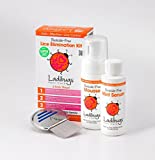 Ladibugs Lice Treatment 3-Step Elimination Kit - Comb, Serum, Spray | Natural & Effective Head Lice & Nit Remover | Safe Removal for Kids, Mom, & Family | Treat Head Lice Pesticide-Free