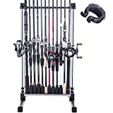 Goture Fishing Rod Rack Fishing Rod Holder Fishing Pole Stand for Any Type of Rod-Up to 24 Rods