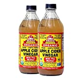 Bragg Organic Apple Cider Vinegar With the Mother– USDA Certified Organic – Raw, Unfiltered All Natural Ingredients, 16 ounce, 2 Pack