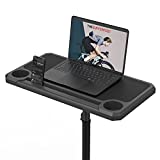 KOM Cycling Media Display - Indoor Cycling Desk for a Bicycle Trainer - Bike Desk Creates a Rad Indoor Cycling Pain Cave - The Bicycle Trainer Desk is Perfect for displaying Zwift, TR, and Wahoo SUF!