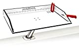 MAGMA Products, T10-312B Combination Bait/Filet Mate Table with Levelock Rod Holder Mount, 20 Inch x 12-3/4 Inch