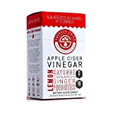 Squeeze Dried Apple Cider Vinegar Powder Sticks with Probiotics, Natural Detox Powder, Pocket Packs to Take on the Go, 30 Single-Serve Sticks