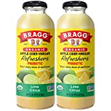 Bragg Organic Apple Cider Vinegar Limeade, 16 Ounce - 12 Per Case.