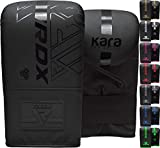 RDX Bag Gloves Boxing Punching Mitts, Maya Hide Leather, Max-Shock Padding, Ventilated Palm, MMA Heavy Punch Training, Muay Thai Kickboxing Focus Pads Double End Speed Ball Workout, Adult Men Women