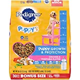 PEDIGREE Puppy Growth & Protection Dry Dog Food Chicken & Vegetable Flavor, 30 lb. Bonus Bag