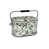Dritz Basket Oval, Green Sewing Print