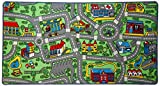 Click N' Play Kids Rug - Car Rug Play Mat for Kids, Babies, & Children - City Life Road Rug to Play With Cars & Toys - Educational Road Traffic Play Mat, Large
