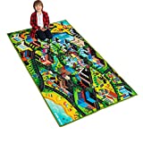 3D Kids Play Mat, City Life Car Rug, Pretend Play Set for Kids Age 3+, Hot Wheels Track Racing - Floor Mats for Kids Room