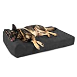 Big Barker 7' Orthopedic Dog Bed with Pillow-Top (Headrest Edition) | Dog Beds Made for Large, Extra Large & XXL Size Dog Breeds | Removable Durable Microfiber Cover | Made in USA