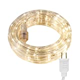 UltraPro Escape LED Rope Lights, Warm White 3000K, Indoor or Outdoor, 16ft, Linkable, Perfect for Deck, Garden, Patio, Landscape Lighting, Camping, Bedroom Décor, Waterproof, String Lights, 54503