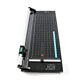 Manual Heavy Duty 36 Inch Rolling Cutter Precision Rotary Paper Trimmer for Photo Paper, Film, Art Paper Jam, Office Paper, Thin Plastic Soft Board, PVC,Cutting Table,Professional Rolling Trimmer