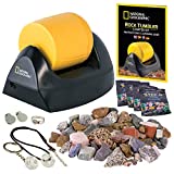 NATIONAL GEOGRAPHIC Starter Rock Tumbler Kit - Durable Leak-Proof Rock Polisher for Kids - Complete Rock Tumbling Kit - Geology Hobby Science Kit, Rocks and Crystals for Kids, A Great STEM Activity