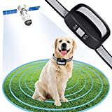 WIEZ GPS Wireless Dog Fence, Electric Dog Fence with GPS, Range 100-3300 ft, Adjustable Warning Strength, Rechargeable, Pet Containment System, Harmless and Suitable for All Dogs