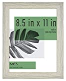 MCS Industries Studio Gallery Frame, Gray Woodgrain, 8.5 x 11 in, Single