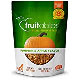 Fruitables Baked Dog Treats | Pumpkin Treats for Dogs | Healthy Low Calorie Treats | Free of Wheat, Corn and Soy | Pumpkin and Apple Dog Treats |12 Ounces