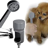 Pets Shower Attachment, Quick Connect on Tub Spout w/ Front Diverter, Ideal for Bathing Child, Washing Pets and Cleaning Tub