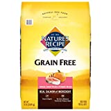 Nature's Recipe Grain Free Dry Dog Food, Salmon, Sweet Potato & Pumpkin Recipe, 24 Pound Bag, Easy to Digest