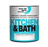 Diamond Brite Paint Kitchen & Bath 1 Quart White Semi Gloss Latex Paint,40500