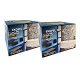 Ekopel 2K 2 Pack Bathtub and Surround/Tile Refinishing Kit - Odorless DIY Sink and Tub Reglazing Kit - 20X Thicker Than Other Refinishing Kits- No Peel Pour On Tub Coating - Bright Gloss Tub Coating (White) Made in the USA