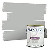 Prestige Paints Interior Paint and Primer In One, 1-Gallon, Semi-Gloss, Comparable Match of Benjamin Moore* Coventry Gray*