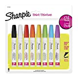 Sharpie Oil-Based Paint Markers, Medium Point, Assorted Colors, 8 Count - Great for Rock Painting