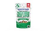 (Jumbo Bag) Nutri Bites Beef Liver Dog Cat Treats Freeze Dried High Protein Premium Quality Single Ingredients 17.6 Oz