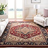 Safavieh Heritage Collection HG625A Handmade Traditional Oriental Premium Wool Area Rug, 8' x 10', Red