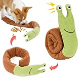 TJDOPE Plush Puzzle Dog Toys Treat Dispensing Snuffle Dog Mat Foraging Interactive Puppy Toys Slow Feeder Game Dog Educational Squeaky Toys for Small Medium Large Breeds