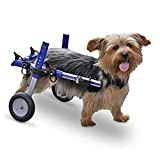 Walkin' Wheels Dog Wheelchair - for Small Dogs 11-25 Pounds - Veterinarian Approved - Dog Wheelchair for Back Legs