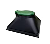 Doggie Dooley 'The Original In-Ground Dog Waste Disposal System, Black with Green Lid (3800X), 1 Count (Pack of 1)