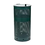 Round Waste Can - 100% Rust-Free Aluminum - D030-Green