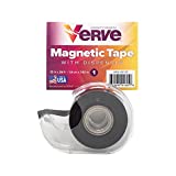 Verve Flexible Magnetic Tape, 3/4 inch x 26 Feet Strong Magnetic Strip with Adhesive Backing and Tape Dispenser, Magnetic Tape Roll for Crafts, DIY Projects, Home Use, and Office Use