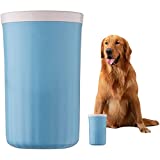Komenta Dog Paw Washer, Dog Foot Cleaner,2 in 1 Pet Foot Washing Cup,Brush Feet Cleaner for Large Dog,Things for Dogs Must Haves